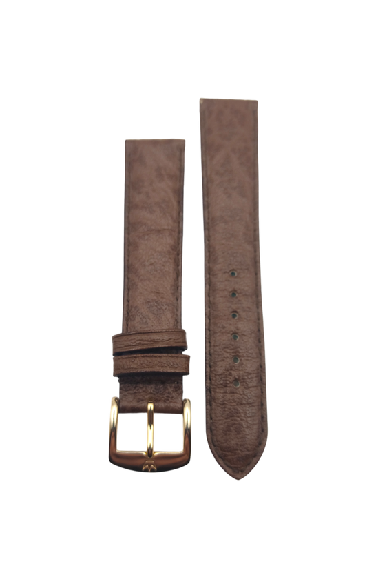Bracelet ZRC cuir marron 18mm